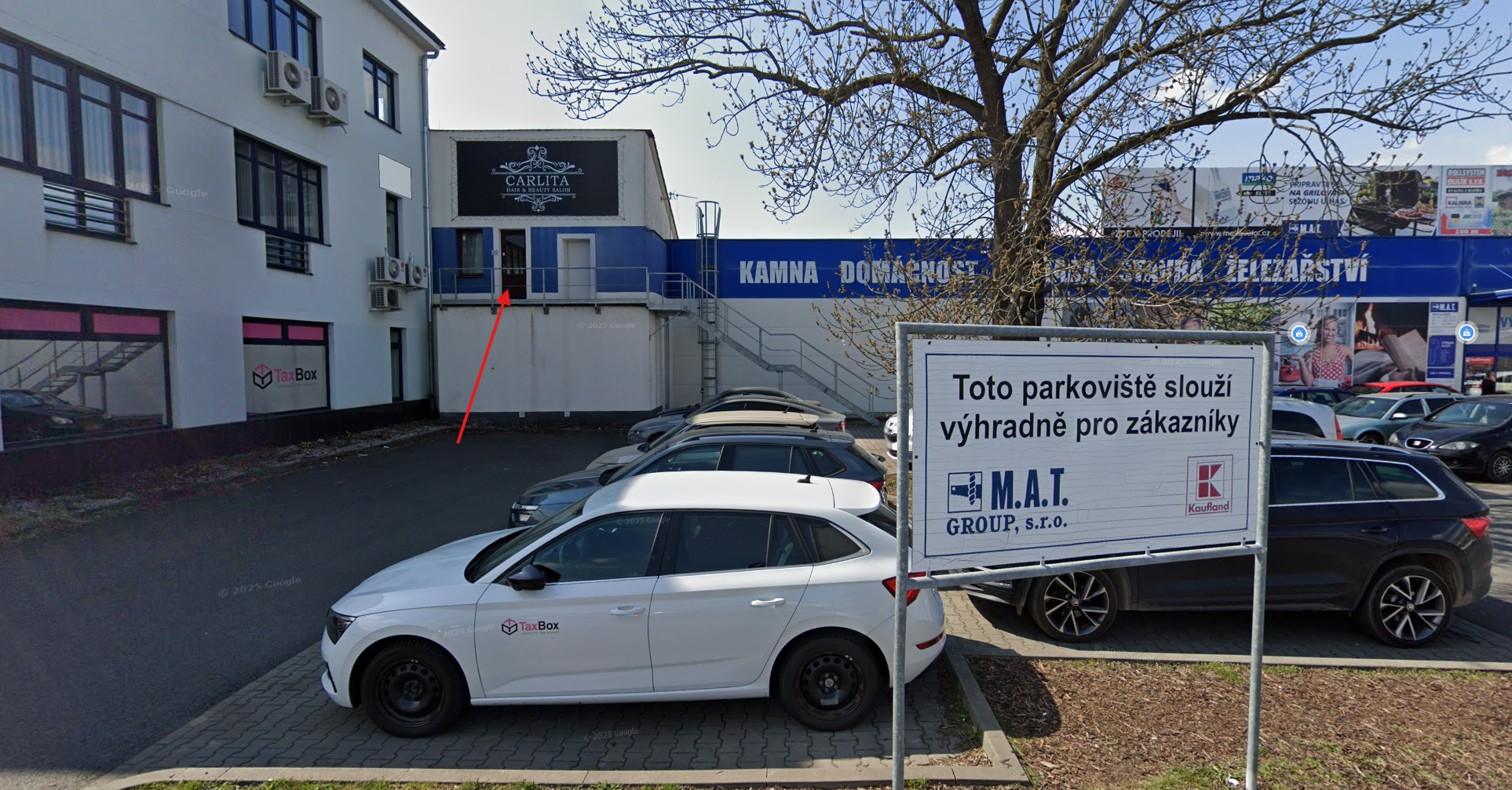 Vstup do salonu NS beauty